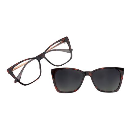 LV.MU.1485-8202.1 Armacao Para Oculos de Grau Feminino Chilli Beans Multi Polarizado Marrom -5-